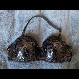 Sequin bra